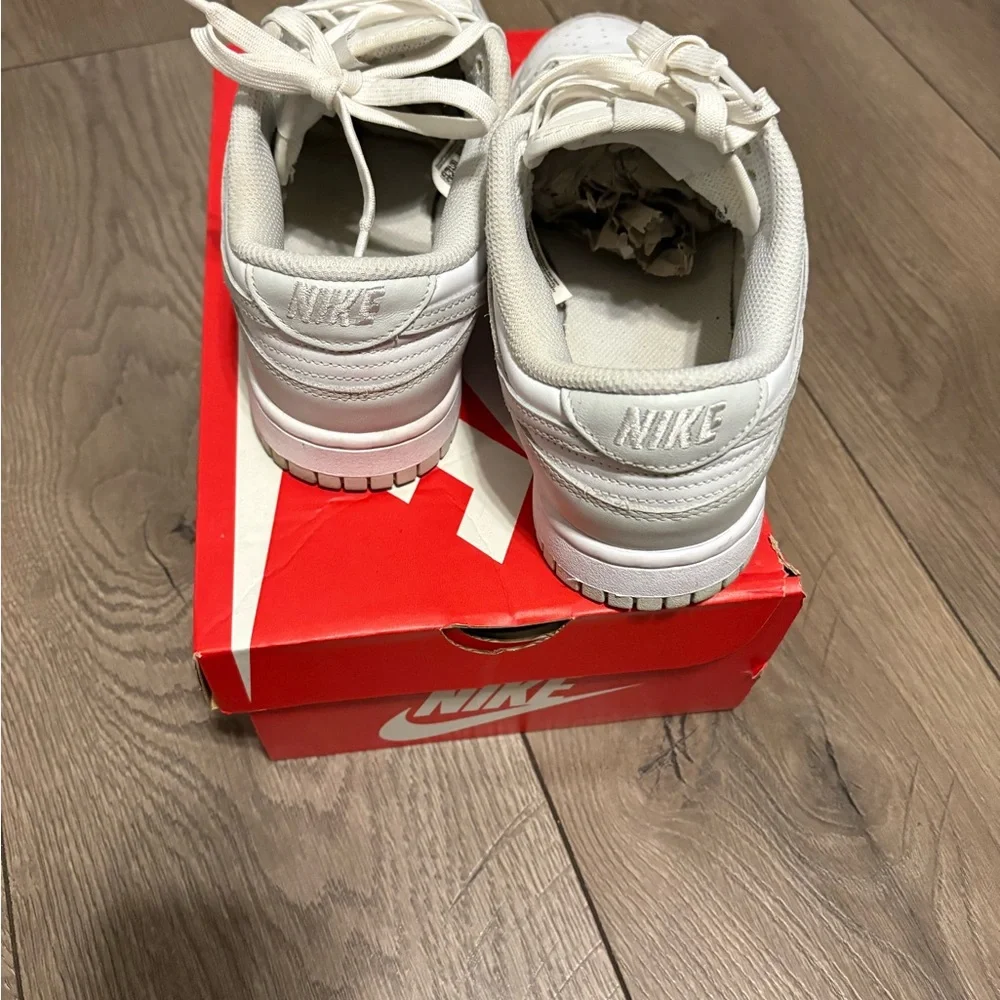Nike Dunk Low White and Gray Size 5 - Picture 6 of 6